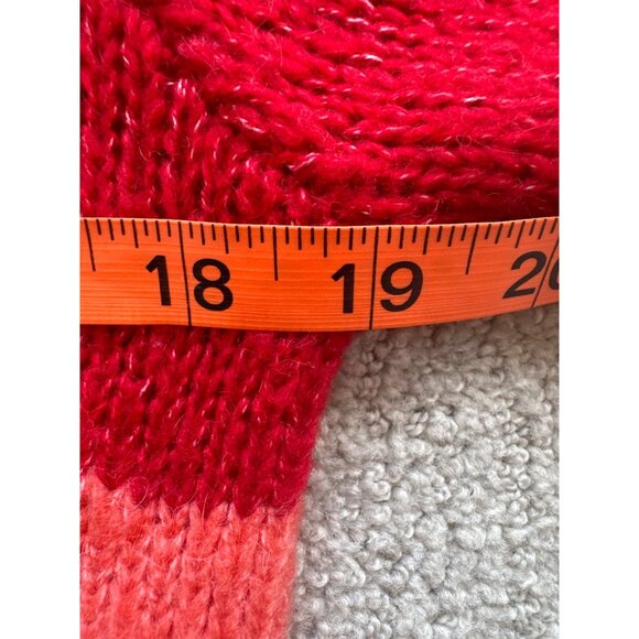 Q&A Los Angeles Color Ombre blocked super cozy sweater knit long sleeve women’s - Picture 8 of 10